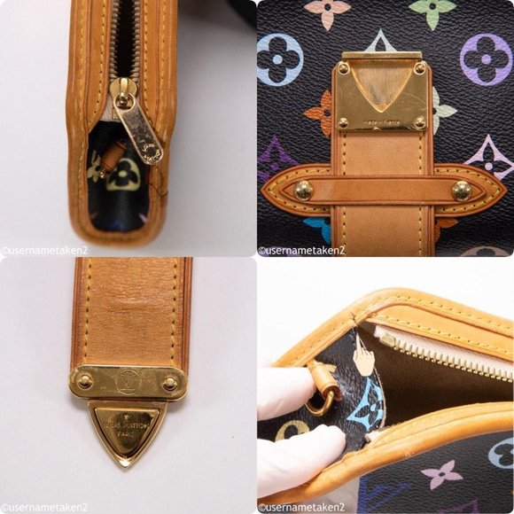 LOUIS VUITTON Multicolor Clutch Black - Picture 6 of 8